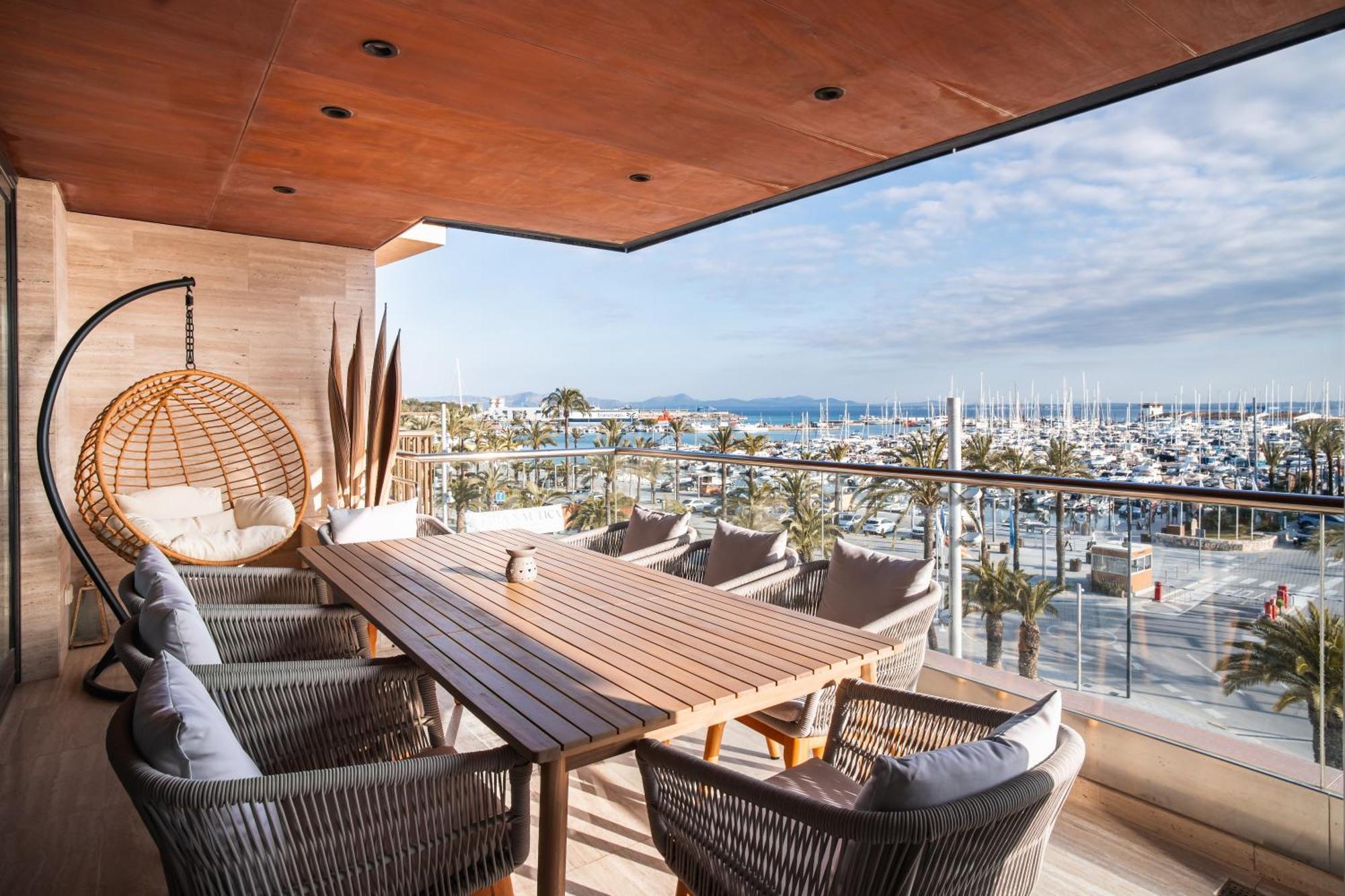Luxury Sea View Apartment In Puerto De Alcudia Buitenkant foto